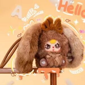 Baby Three - Alice Rabbit Town Plush - NEW - Mocha Check